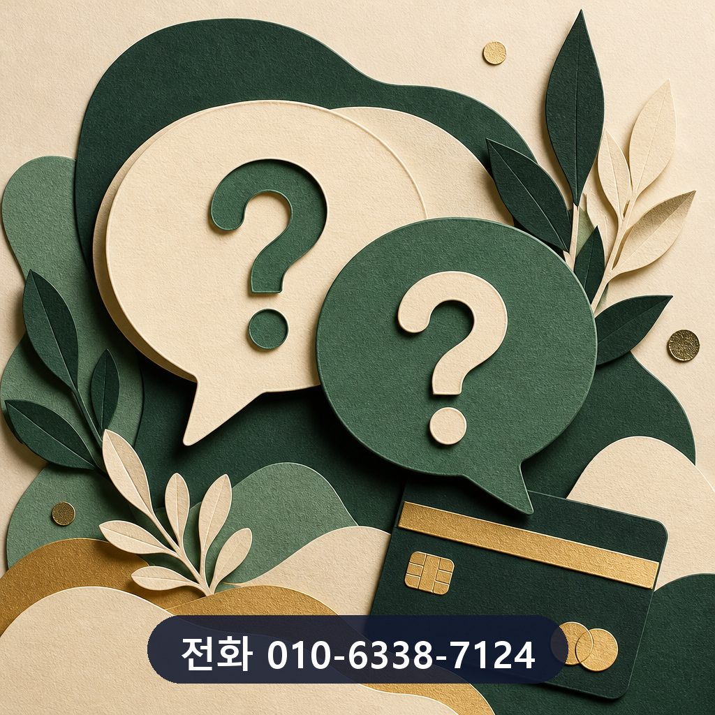 롯데카드 한도 현금화 자주 묻는 질문 이미지