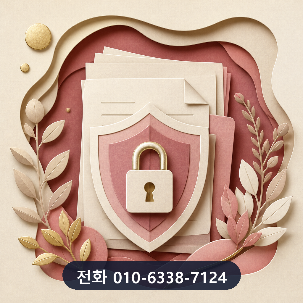 롯데카드 한도 현금화 개인정보 보호 이미지